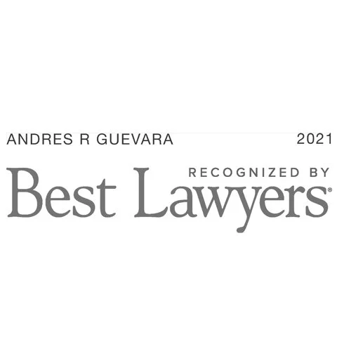 Andres R Guevara | 2021| Recognized By Best Lawyers